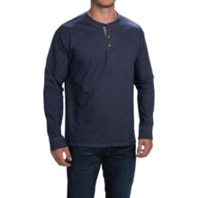 33%OFF メンズカジュアルシャツ ヘインズがっしりした体格-Tヘザーヘンリーシャツ - 長袖（男性とビッグ男性用） Hanes Beefy-T Heathered Henley Shirt - Long Sleeve (For Men and Big Men)画像